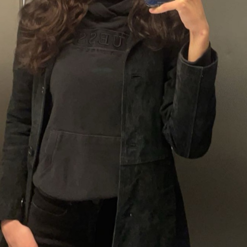 Y2K Women's 100% Leather Black Jacket